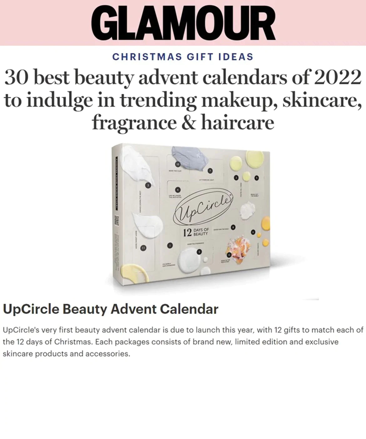 12 Days of Beauty Advent Calendar