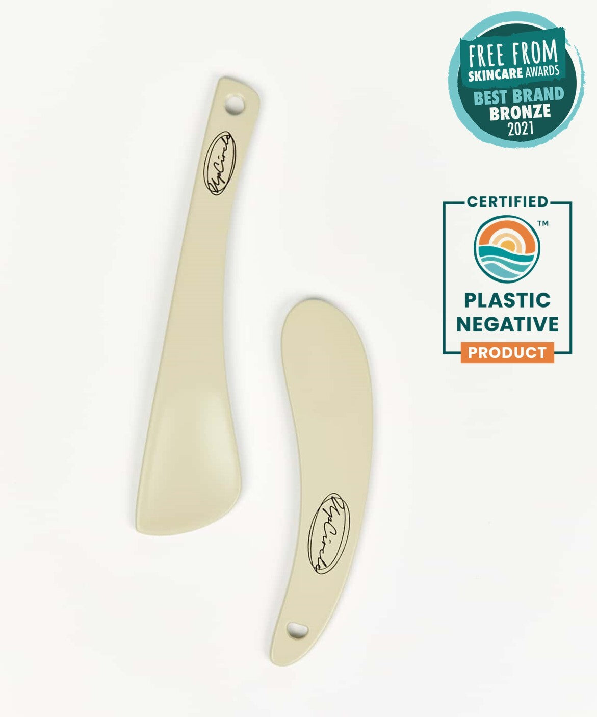 2 Cosmetic Spatulas