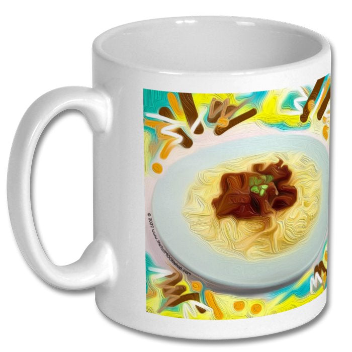 KEEP CALM and EAT SATAY BEEF NOODLES Mug