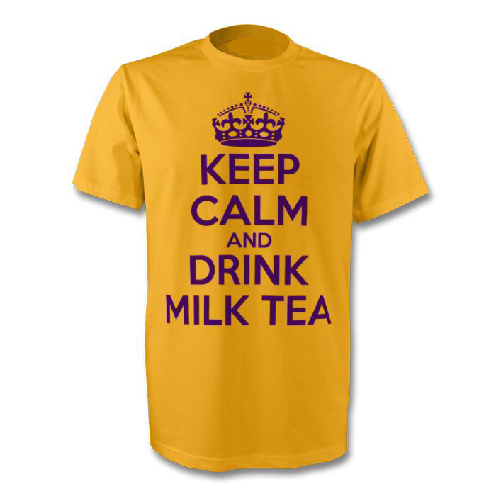 KEEP CALM and DRINK MILK TEA t-shirt