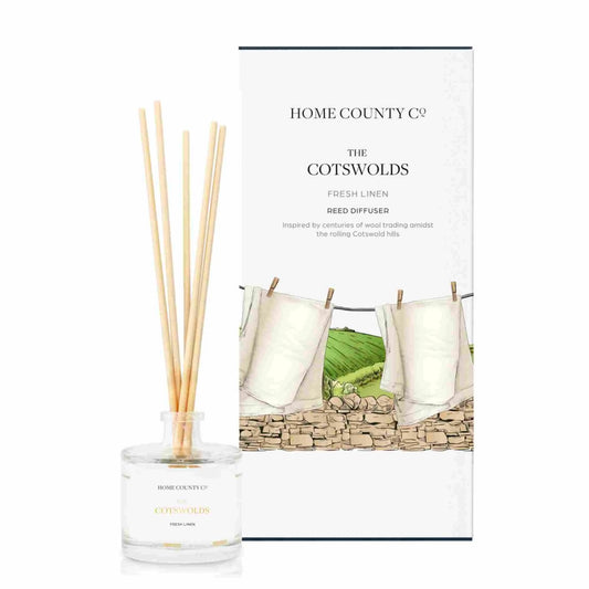 The Cotswolds - Fresh Linen Reed Diffuser