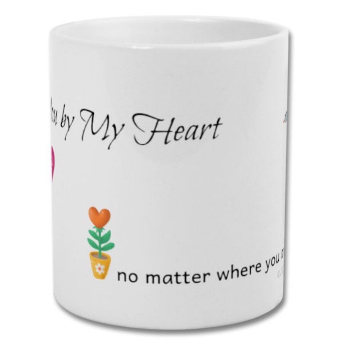 Love You by My Heart Mug