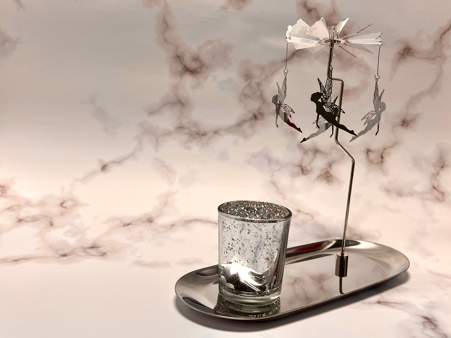 Eternal Flame with Base and Candle Holder